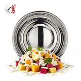 Customized Salad Mixing Bowls Set Home Kitchen Baking Salad 16/20/24cm Stainless Steel Mixing Bowl with Transparent Lid
