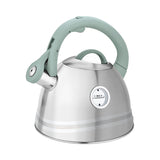 Kitchenware 2.0L Coffee Teapot Water Kettle Anti-scald Nylon Handle Stainless Steel Whistling Kettle With Capacity Meter Design