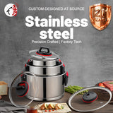 New Design 6 Pcs Cookware Cooking Pots Stainless Steel Casserole Set with Bakelite Folding Handle