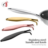 Tri Ply Non Stick Cookware Stainless Steel Frying Cooking Pot Egg Pans Triply Honeycomb Frying Pan