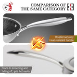 Tri Ply Non Stick Cookware Stainless Steel Frying Cooking Pot Egg Pans Triply Honeycomb Frying Pan