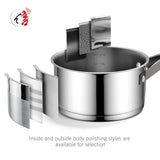 Customization 7Pcs Kitchen Cooking Pots and Pans Set Stainless Steel Cookware Sets