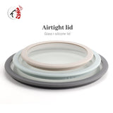 Customized Salad Mixing Bowls Set Home Kitchen Baking Salad 16/20/24cm Stainless Steel Mixing Bowl with Transparent Lid